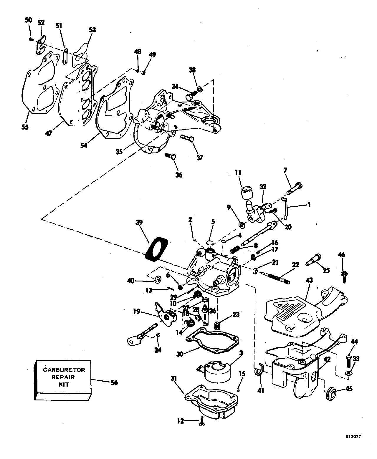 15 hp johnson outboard parts diagram