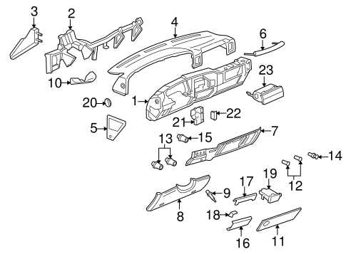 2002 chevy avalanche parts diagram