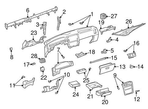 2002 toyota tacoma parts diagram