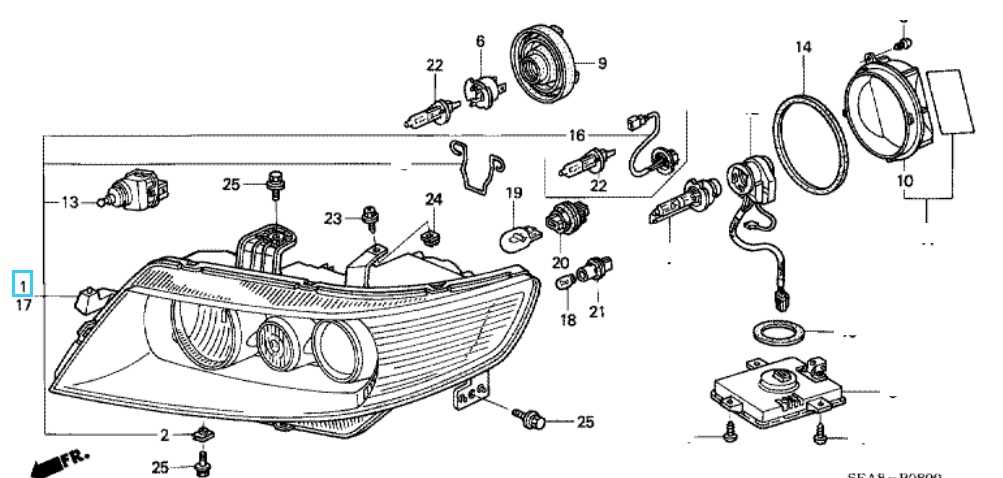 2003 honda accord parts diagram