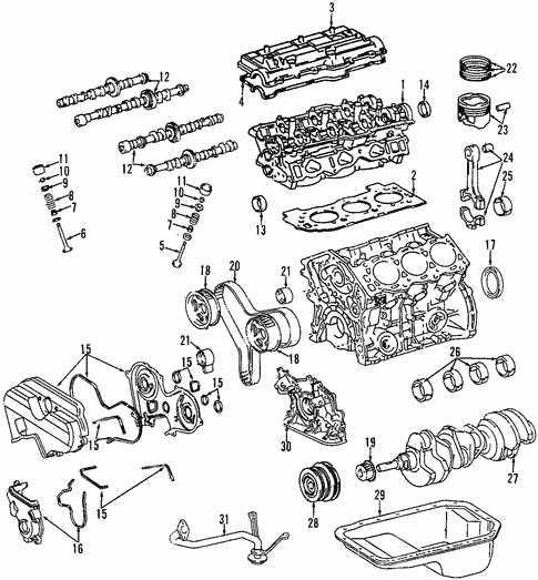 2003 toyota tacoma parts diagram