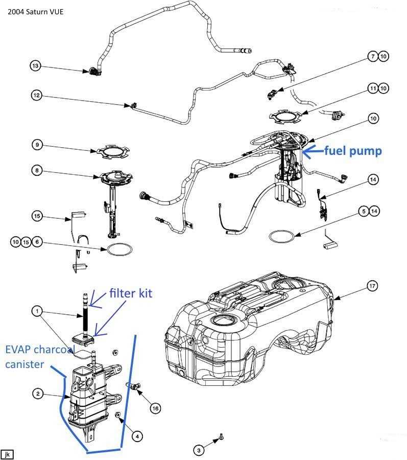 2008 saturn vue parts diagram