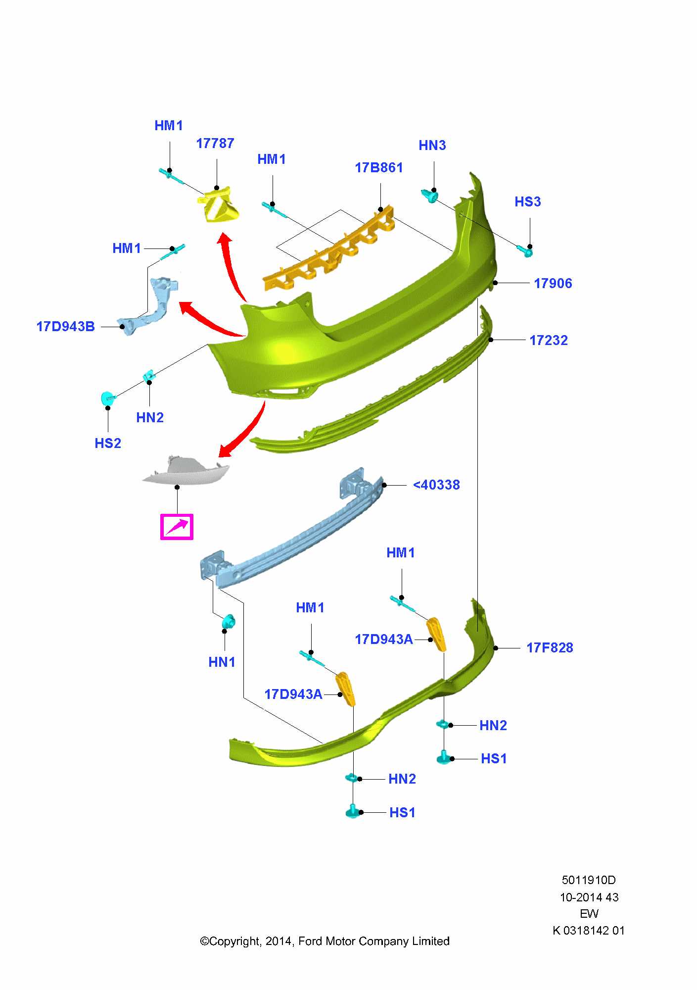 2014 ford focus parts diagram