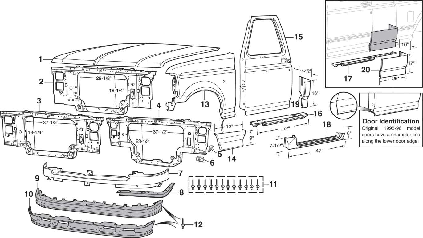 2016 ford f250 front end parts diagram