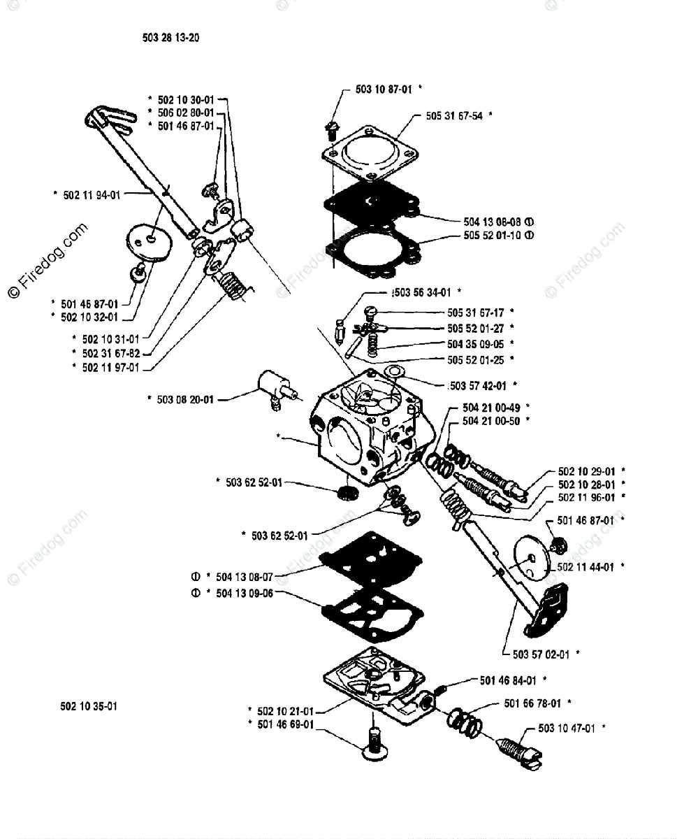 husqvarna 55 parts diagram