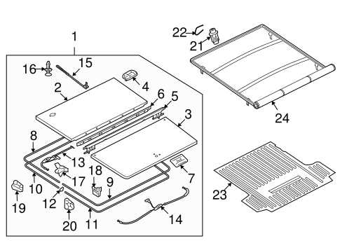 tonneau cover parts diagram