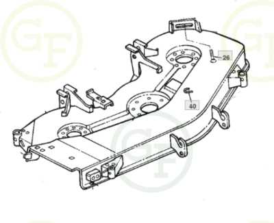 john deere 316 mower deck parts diagram