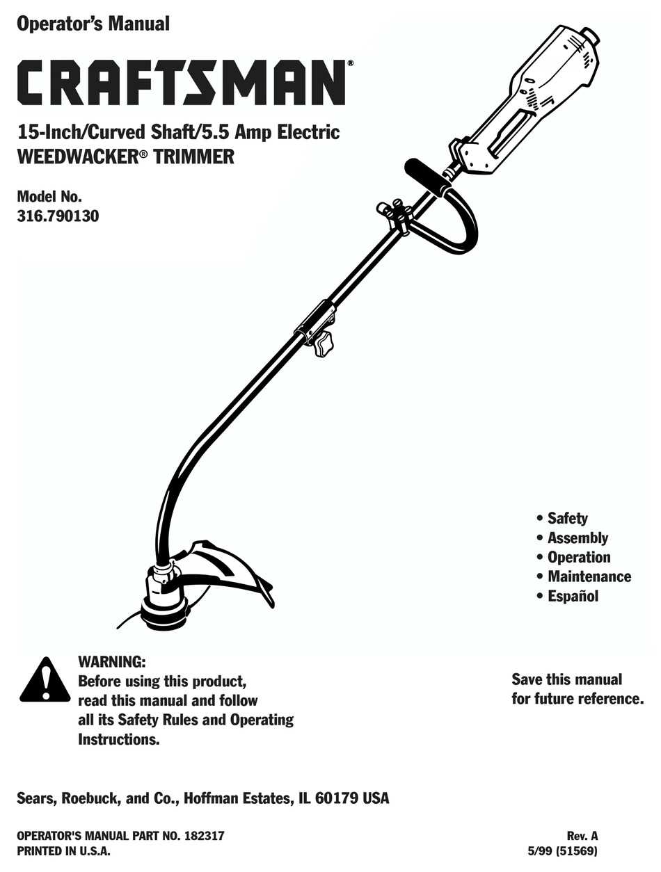 craftsman 25cc weed eater parts diagram