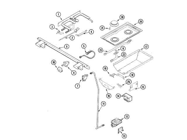 magic chef parts diagram