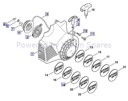 stihl bg50 parts diagram