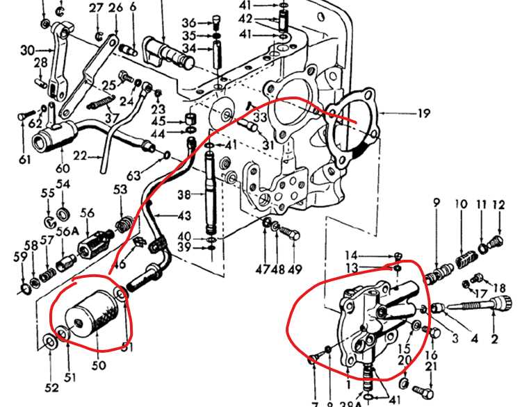 ford 600 tractor parts diagram