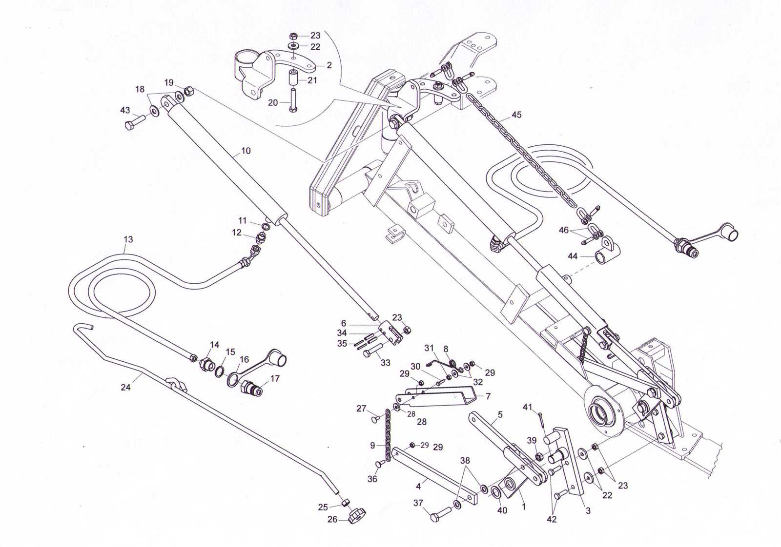 bcs tiller parts diagram