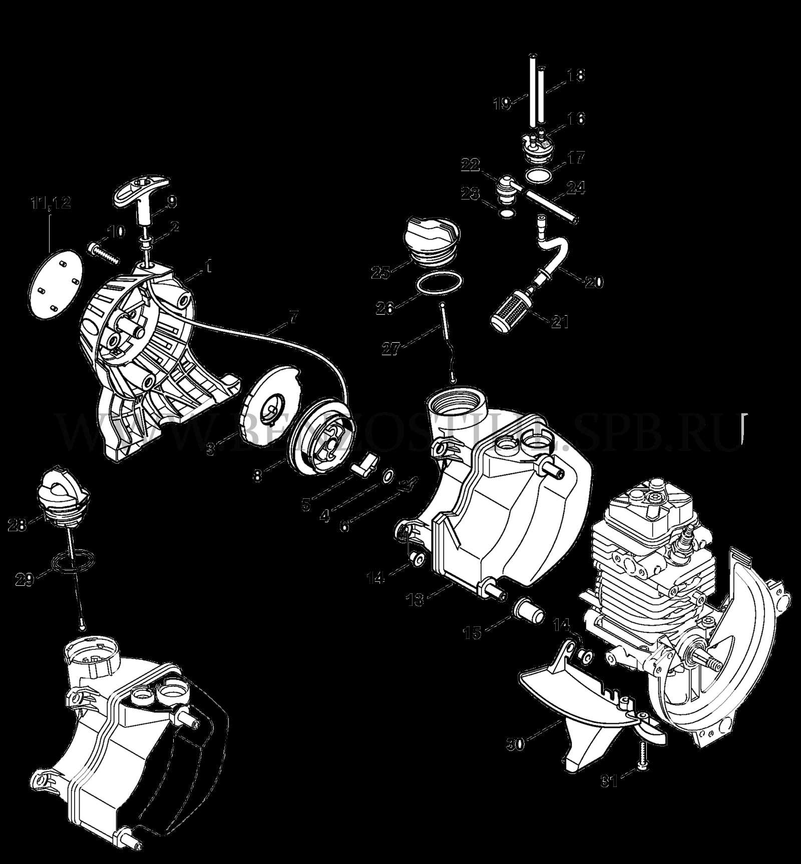 stihl fs 94 r parts diagram