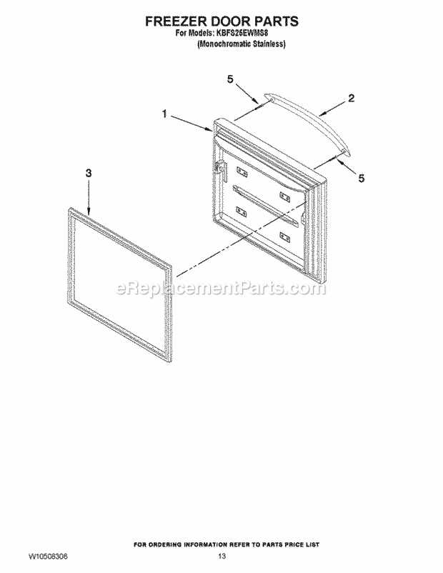 kitchenaid refrigerator parts diagram