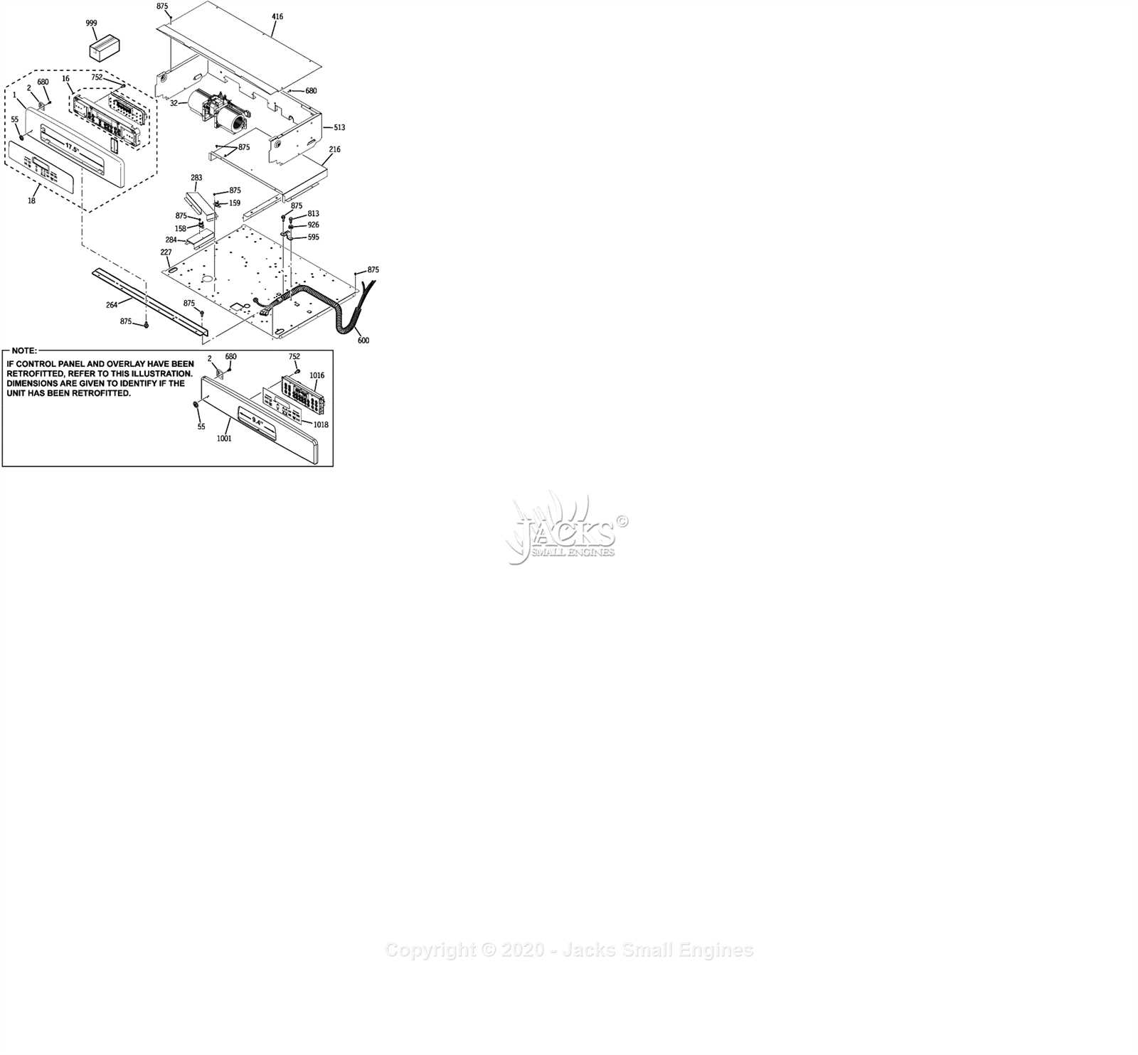 ge range parts diagram