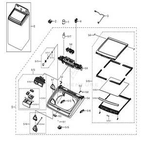 clothes washer parts diagram