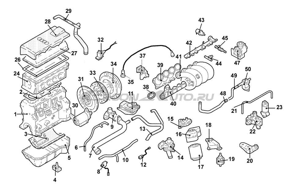 2007 honda odyssey engine parts diagram