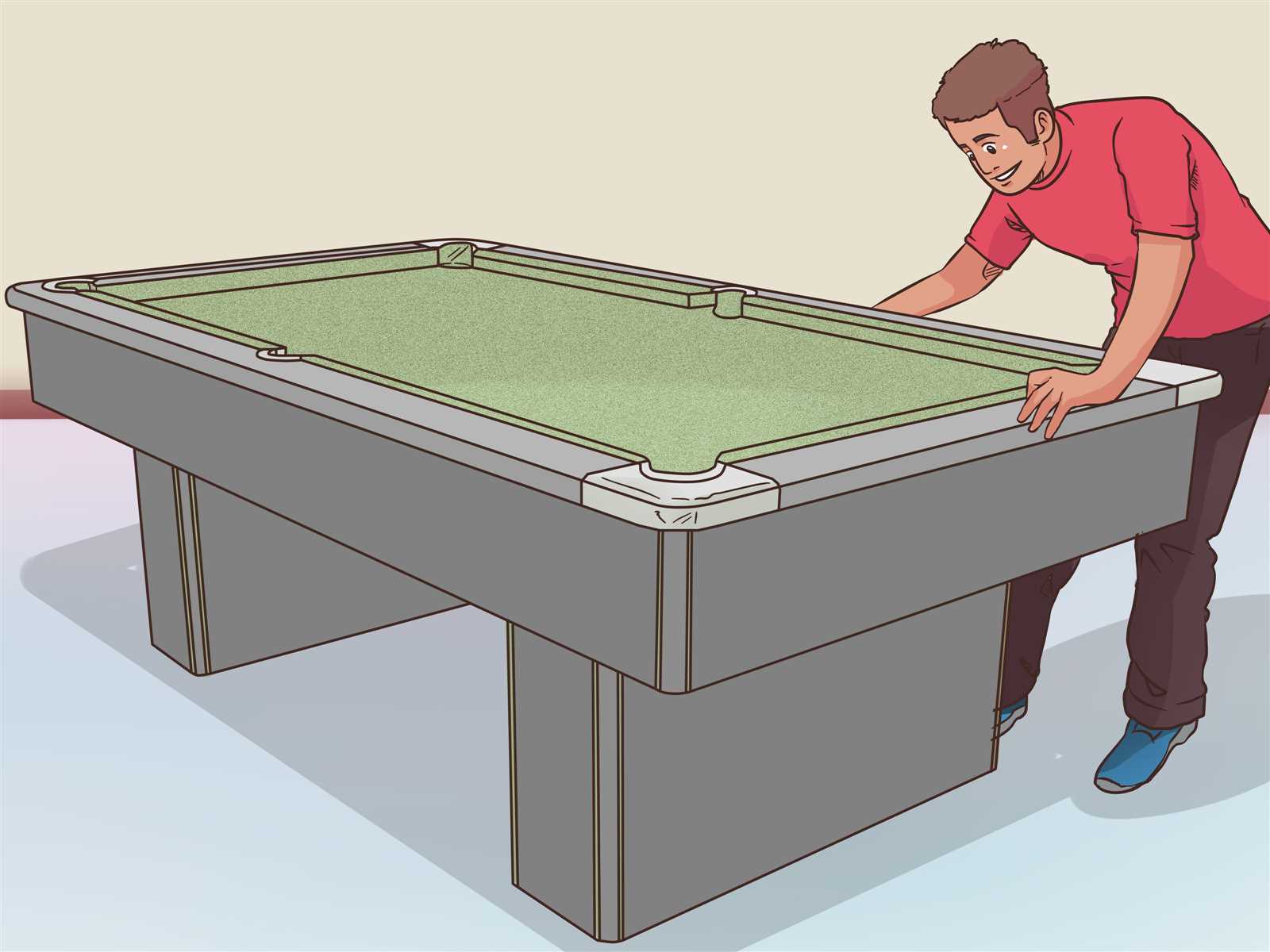 pool table parts diagram