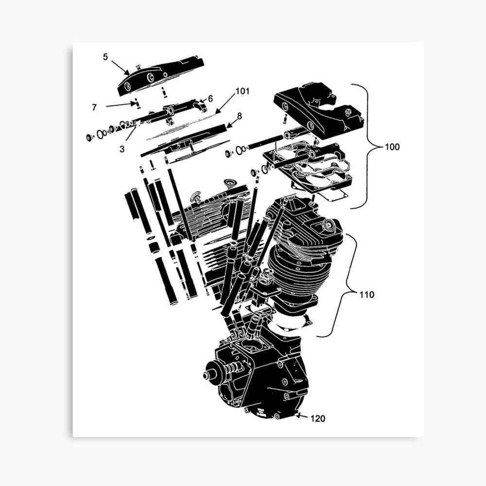 harley davidson engine parts diagram