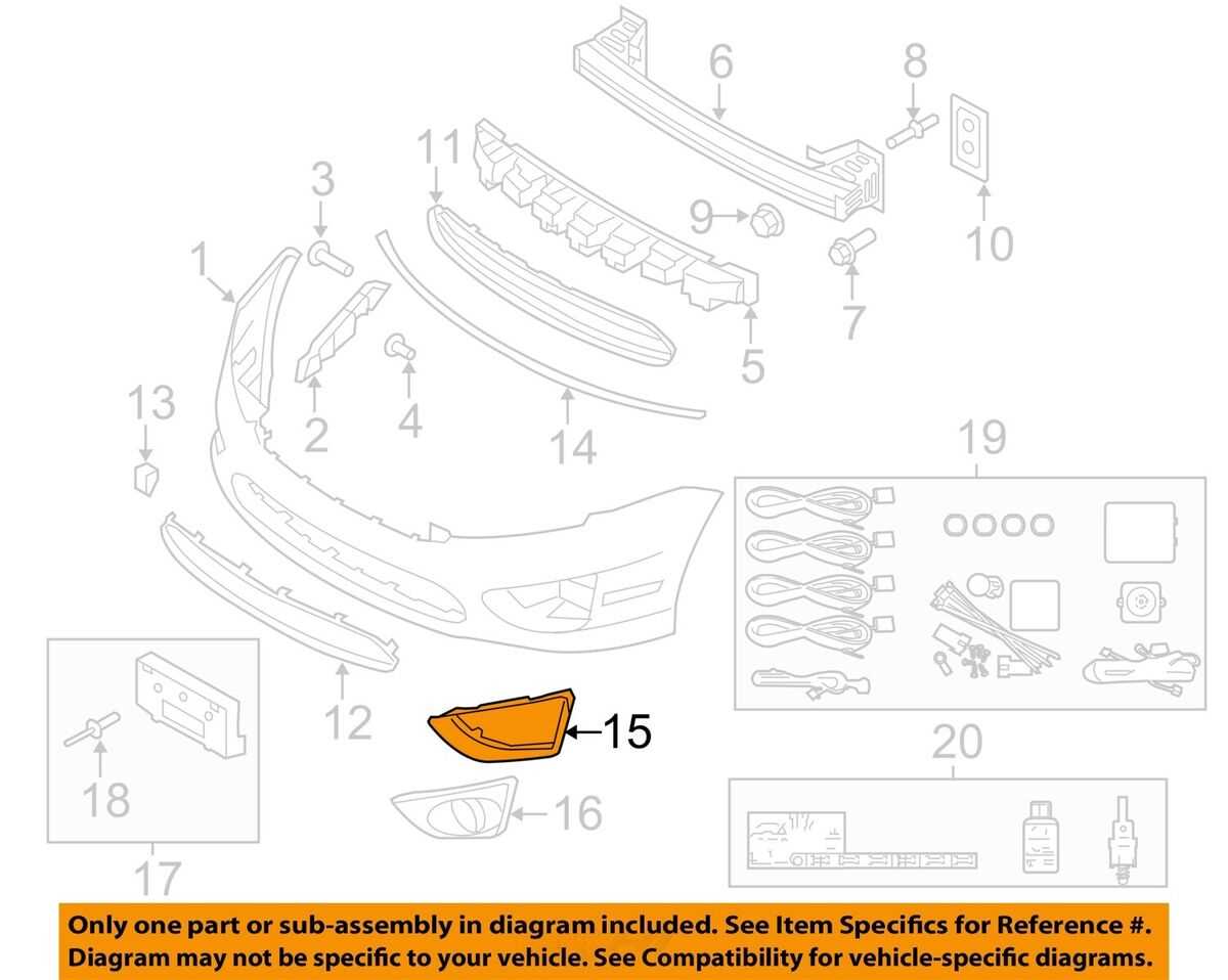 2012 ford fusion parts diagram