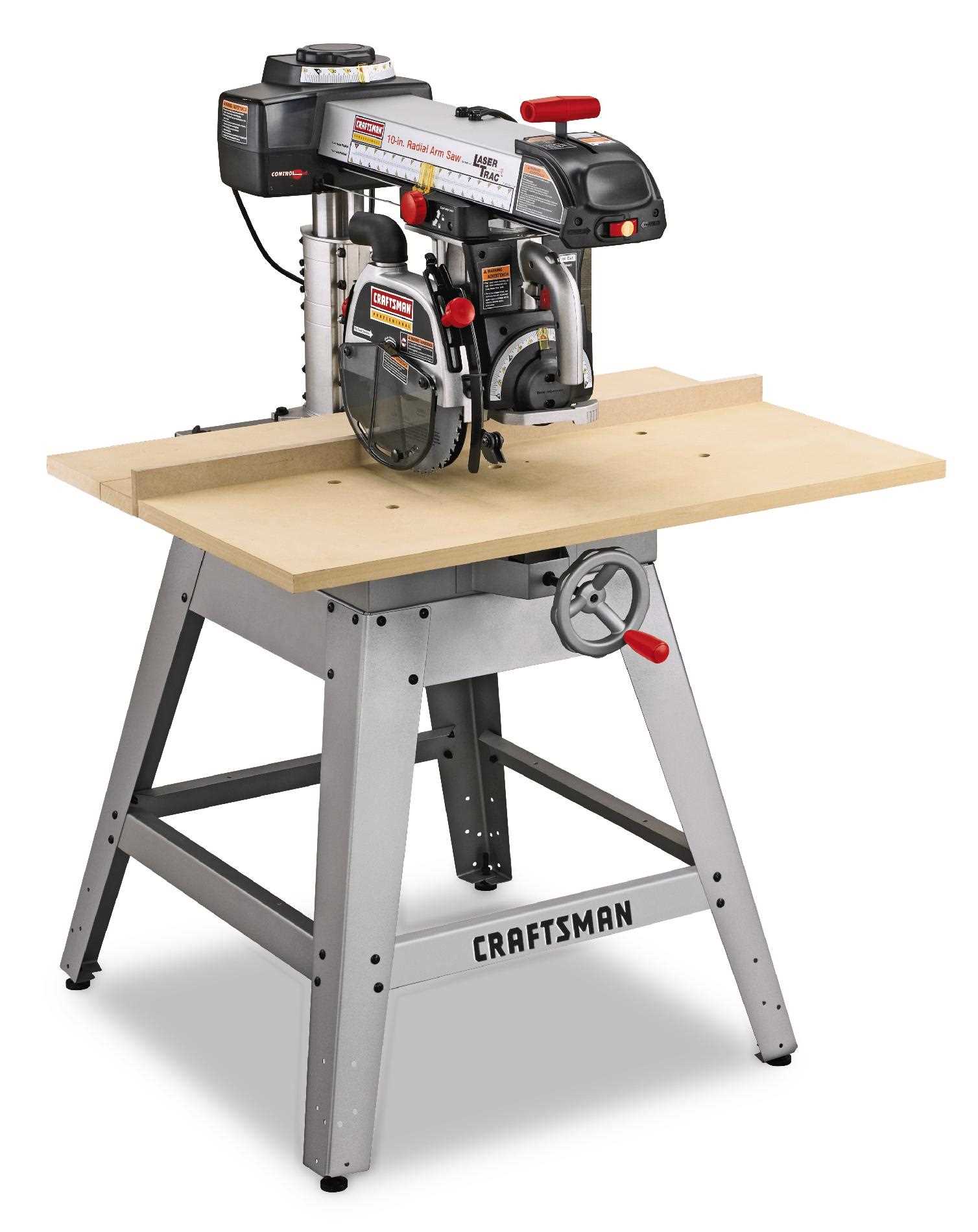 craftsman radial arm saw parts diagram