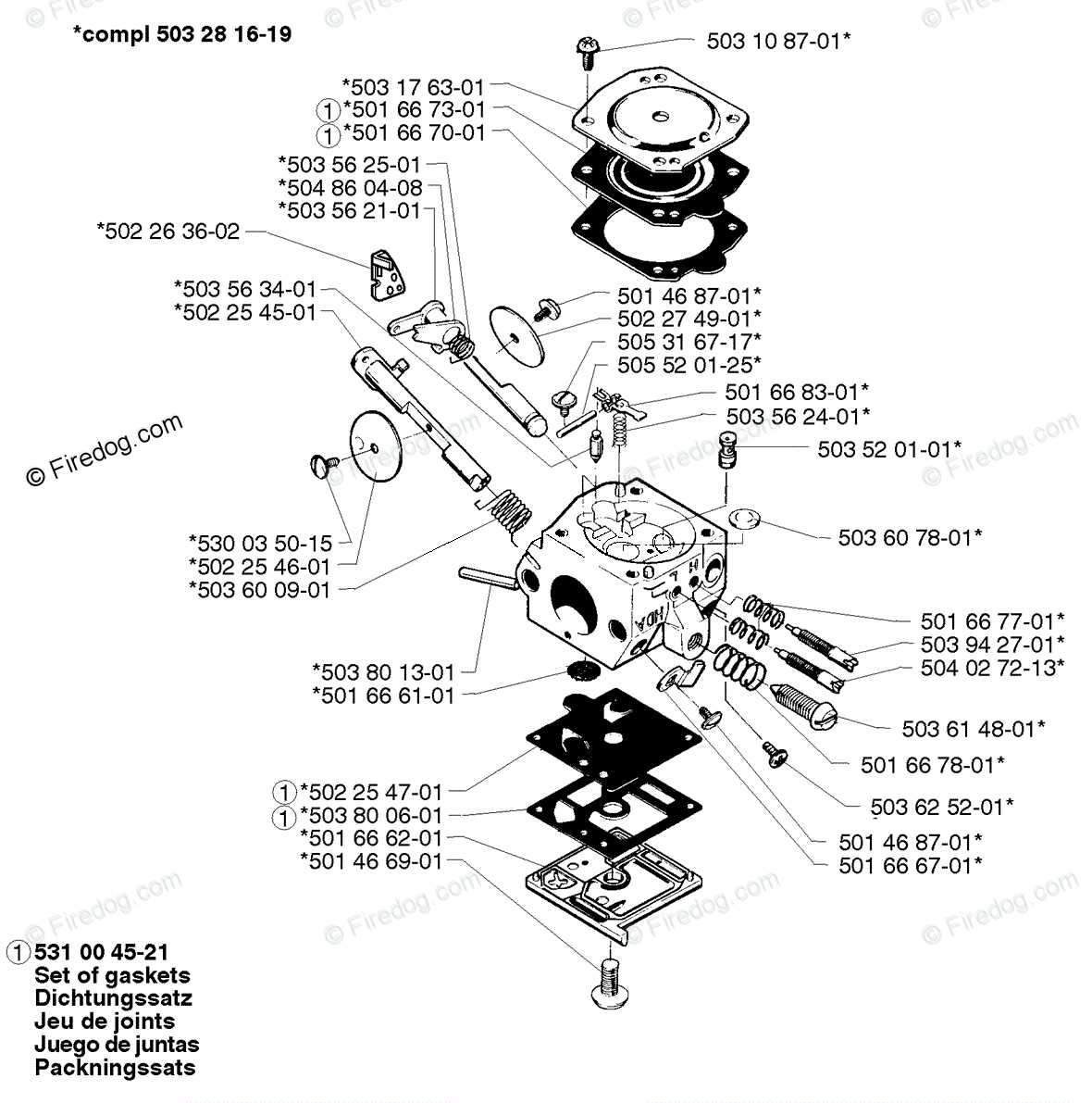 husqvarna 142 parts diagram