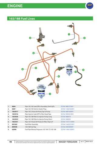 massey ferguson 175 parts diagram