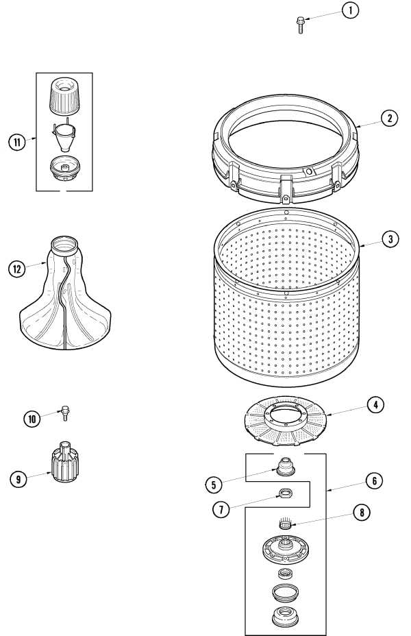 top load washing machine parts diagram