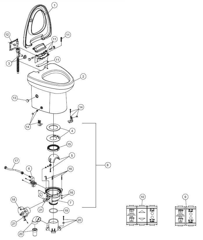 dometic 310 parts diagram