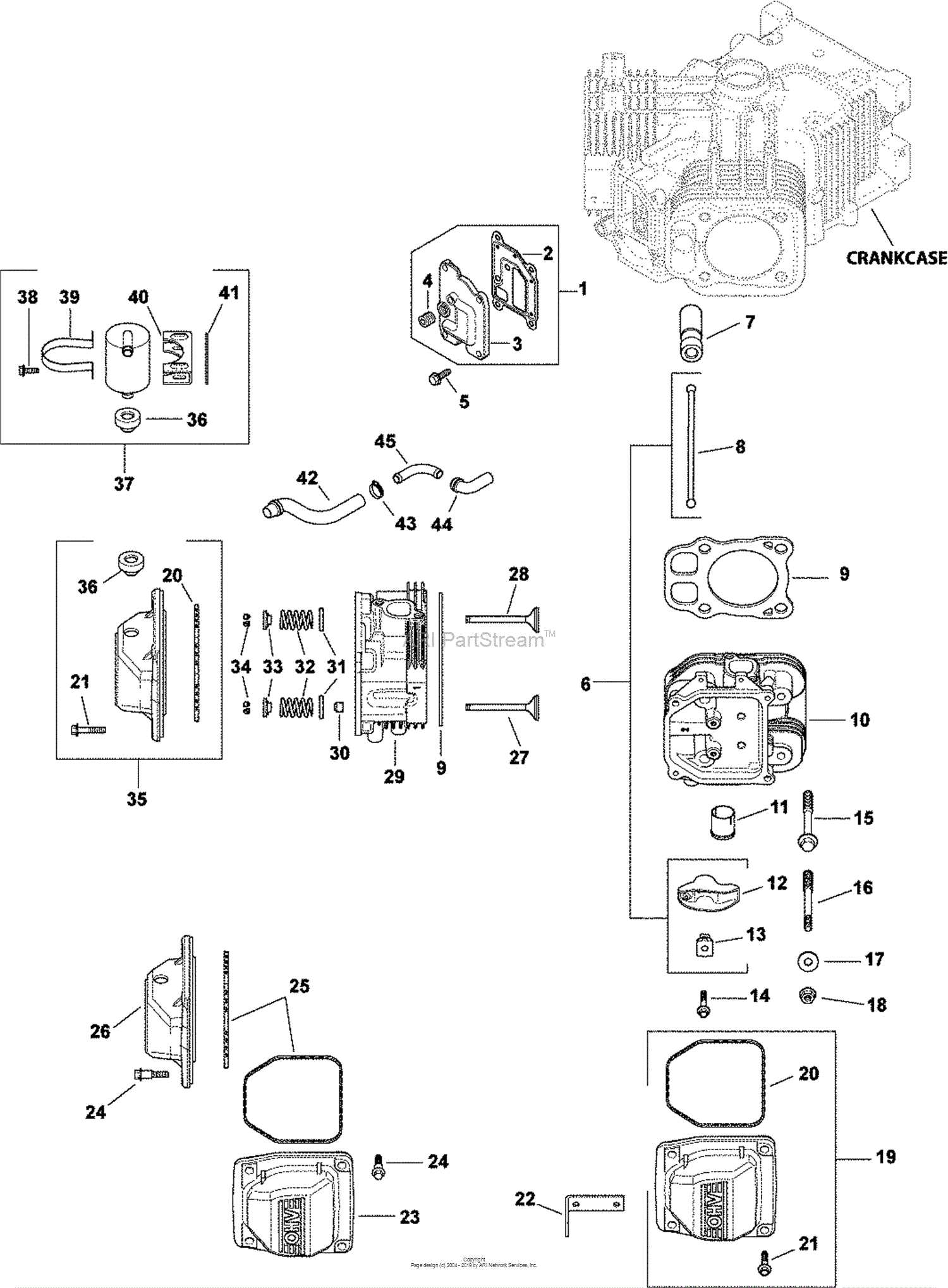 25 hp kohler engine parts diagram