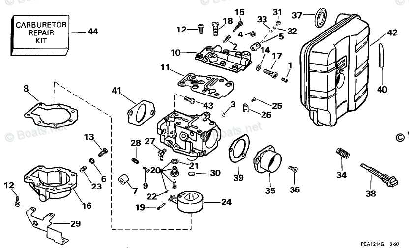 25 hp johnson outboard parts diagram