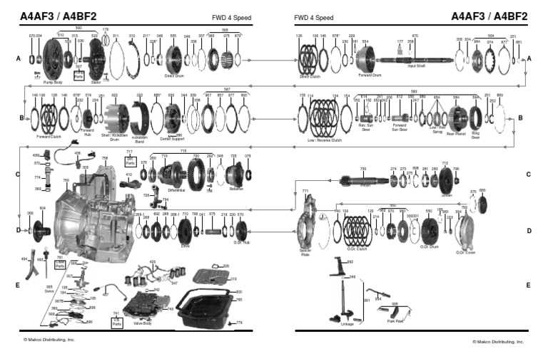 46re transmission parts diagram