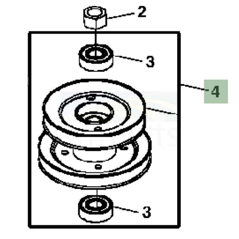 48 inch john deere mower deck parts diagram