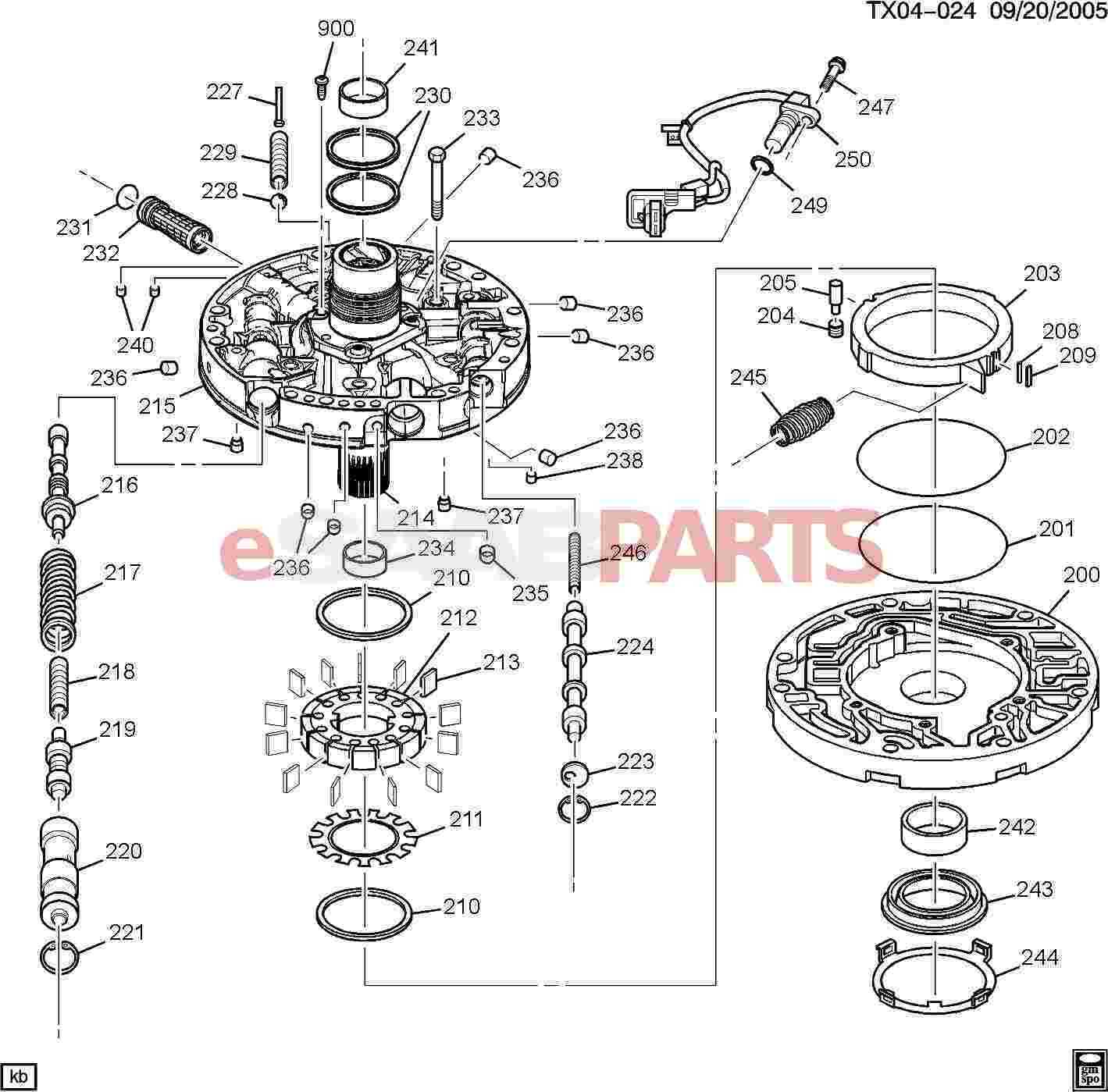 4l60e parts diagram