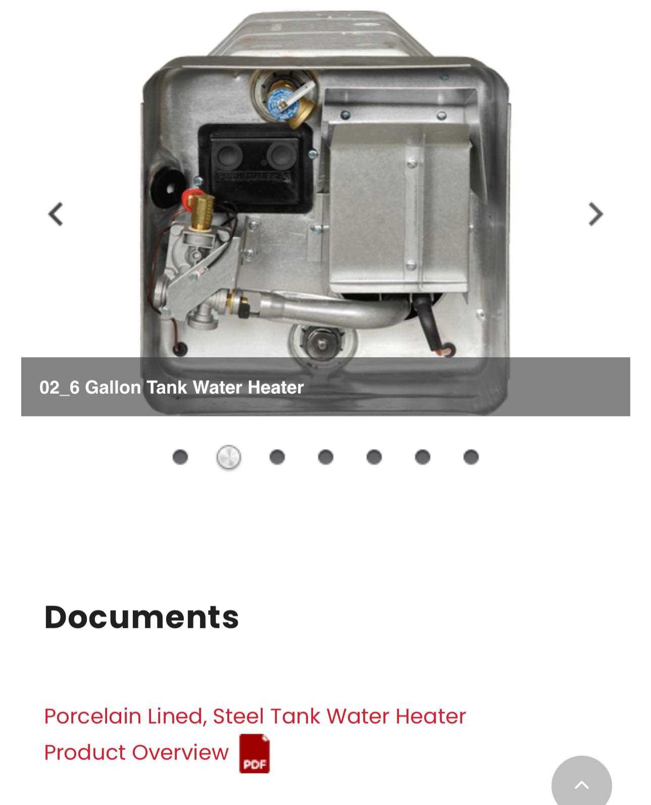 6 gallon suburban rv water heater parts diagram