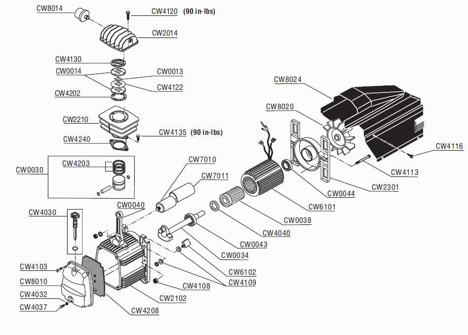 air compressor pressure switch parts diagram