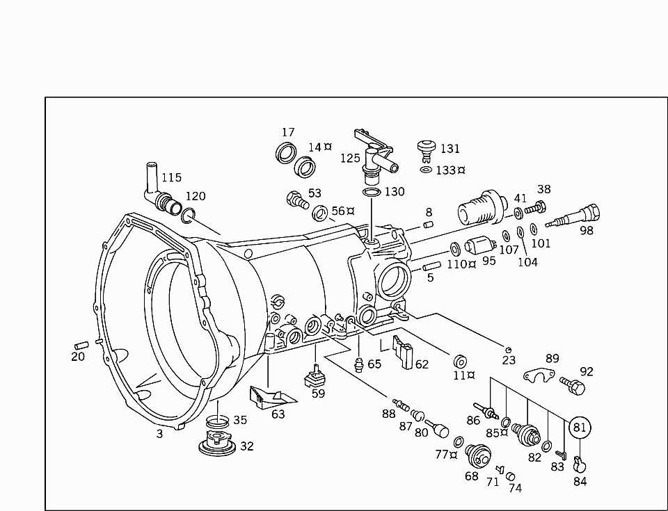 auto transmission parts diagram