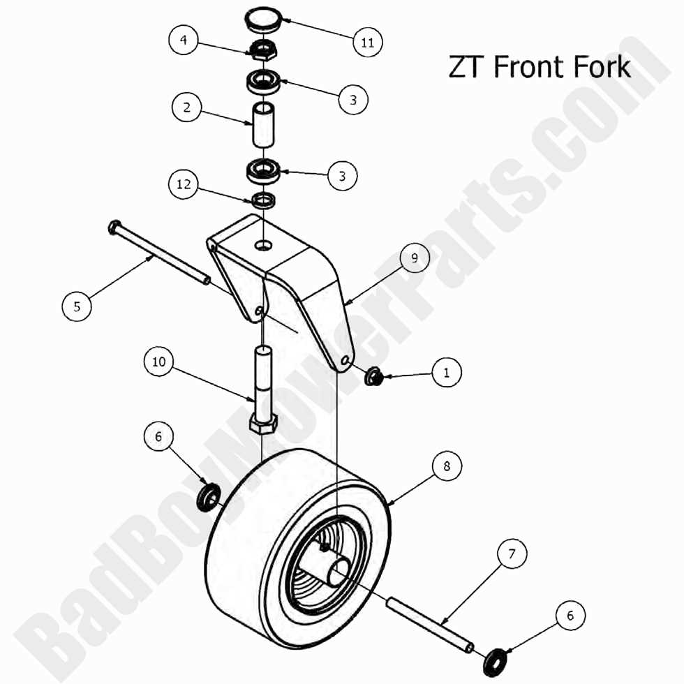 bad boy zt elite 60 parts diagram