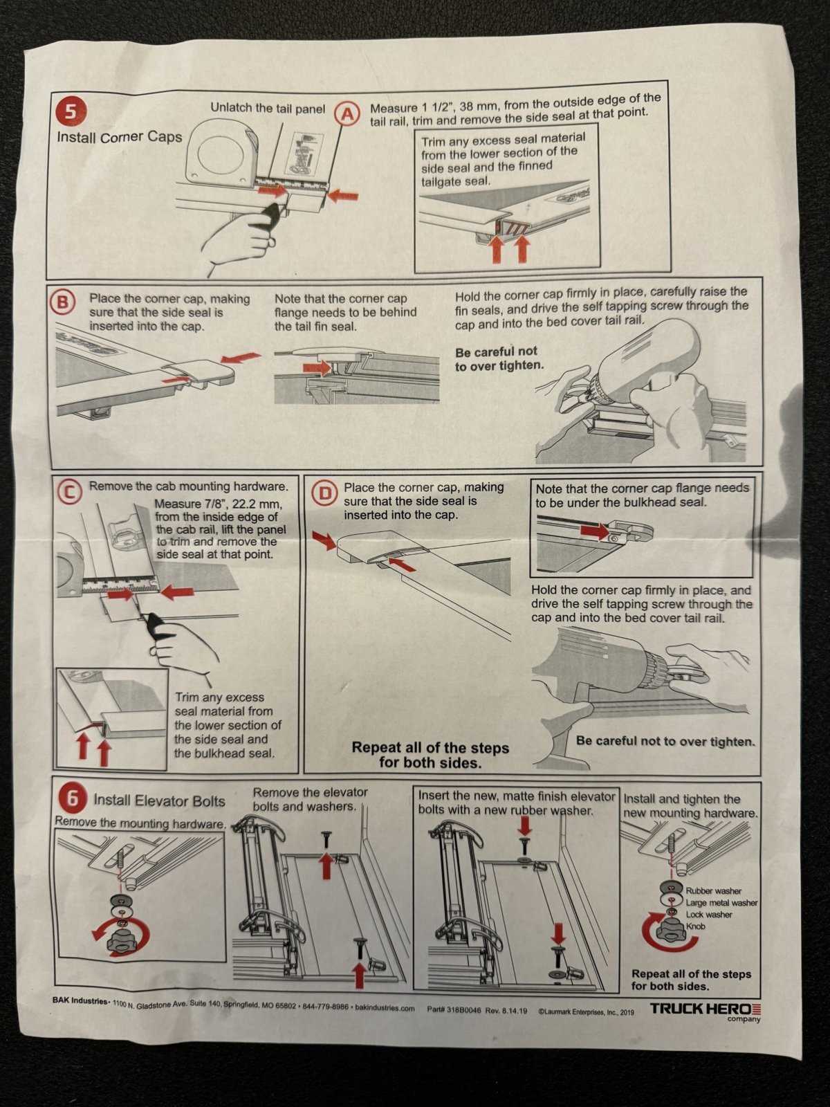 bakflip mx4 parts diagram