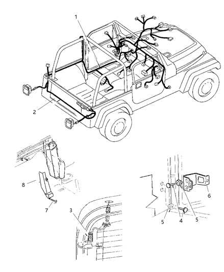 bestop soft top parts diagram