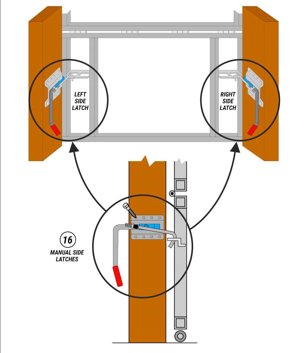 bifold door parts diagram