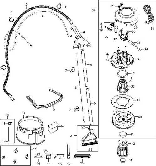 bissell little green parts diagram