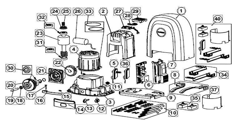 bissell model 1797 parts diagram