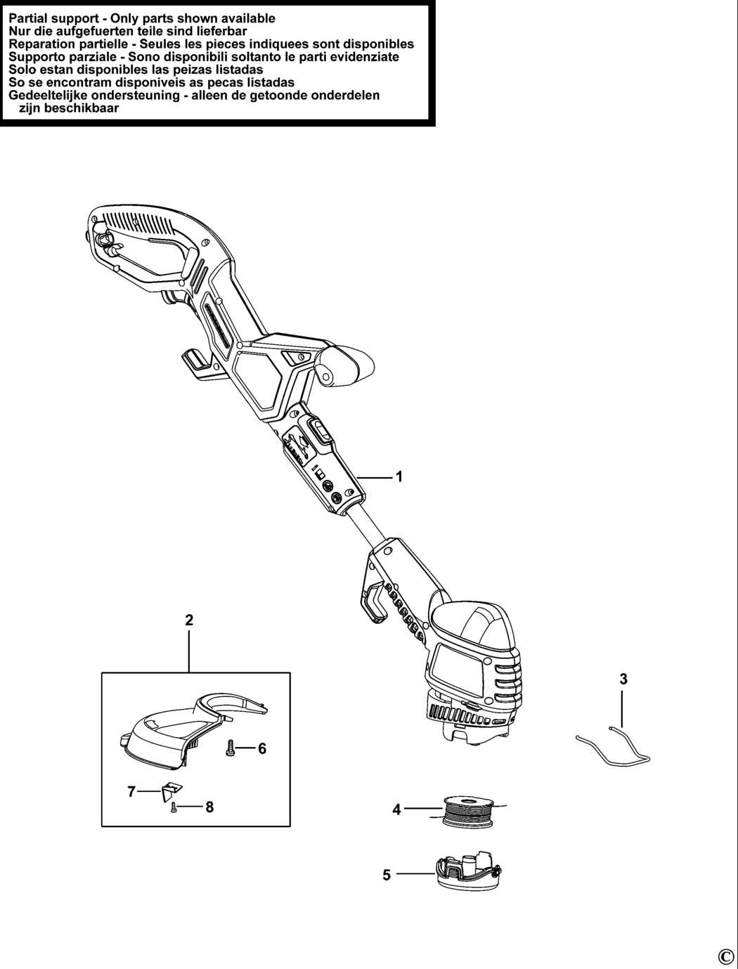 black max weed eater parts diagram