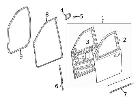 body gmc yukon parts diagram