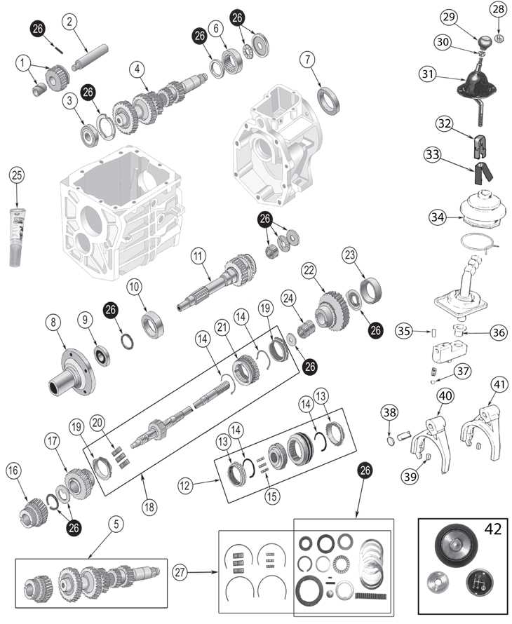 borg warner t10 parts diagram