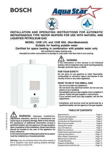 bosch aquastar 125b parts diagram