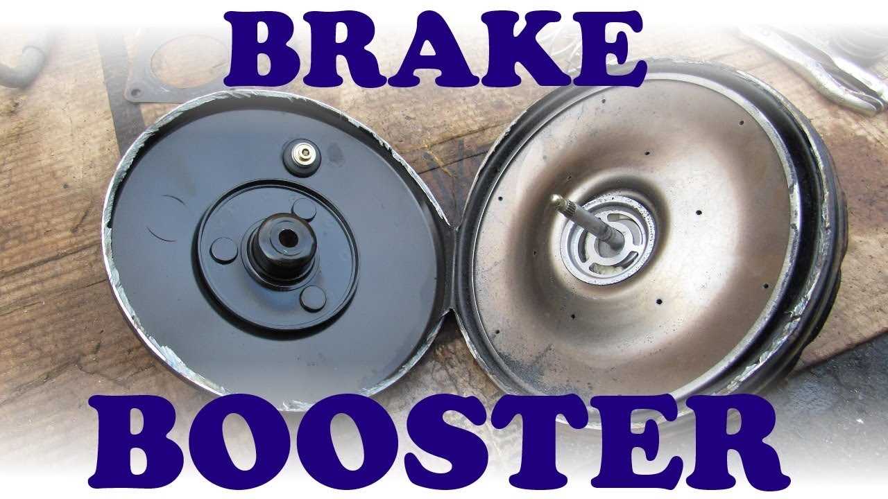 brake booster parts diagram