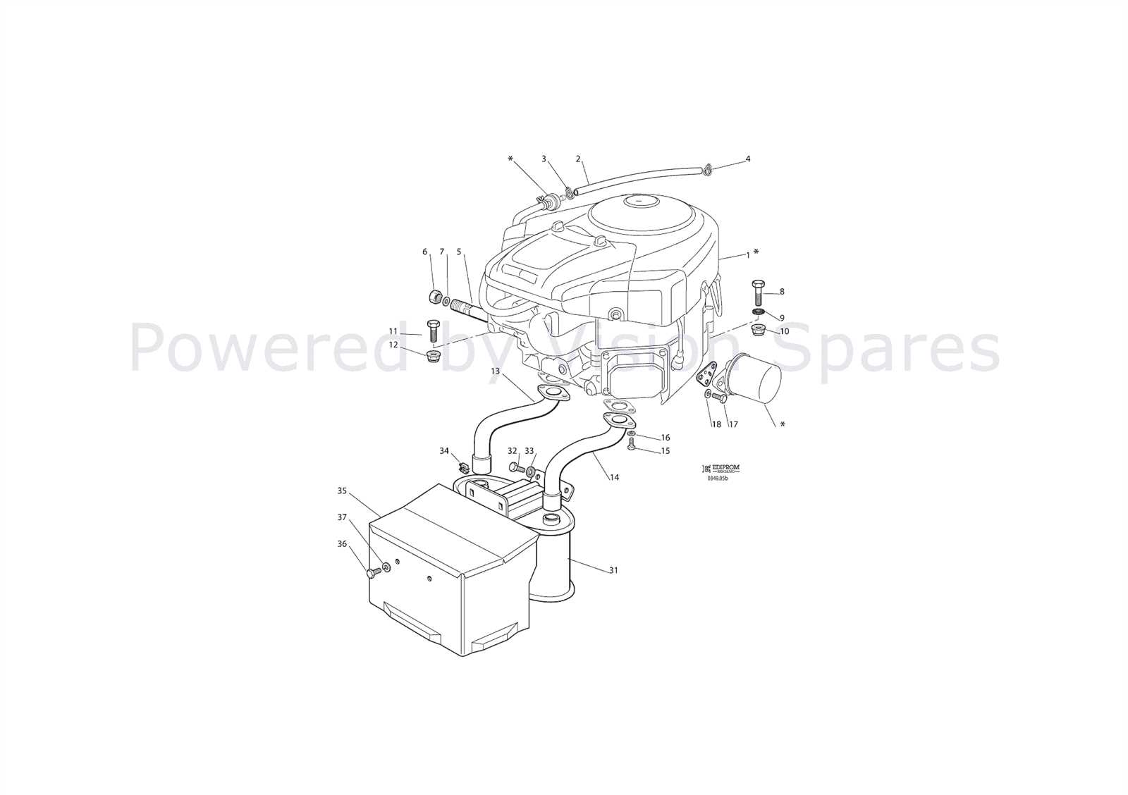 briggs and stratton 17.5 hp engine parts diagram