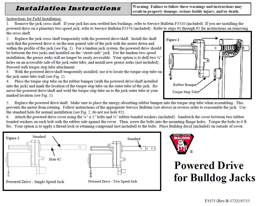 bulldog trailer jack parts diagram